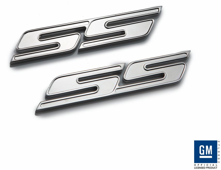 Camaro SS Side Badges - Chrome