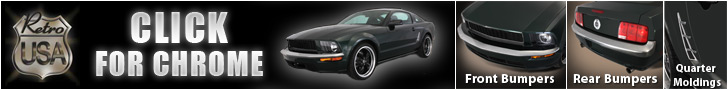 Buy Retro USA Mustang Accessories